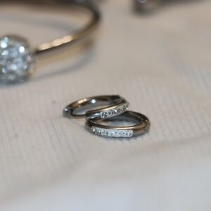 Elegant Silver Hoop Earrings